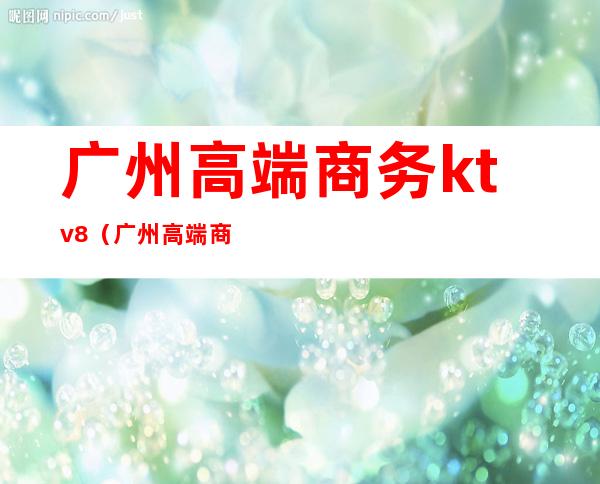 广州高端商务ktv8（广州高端商务上门）