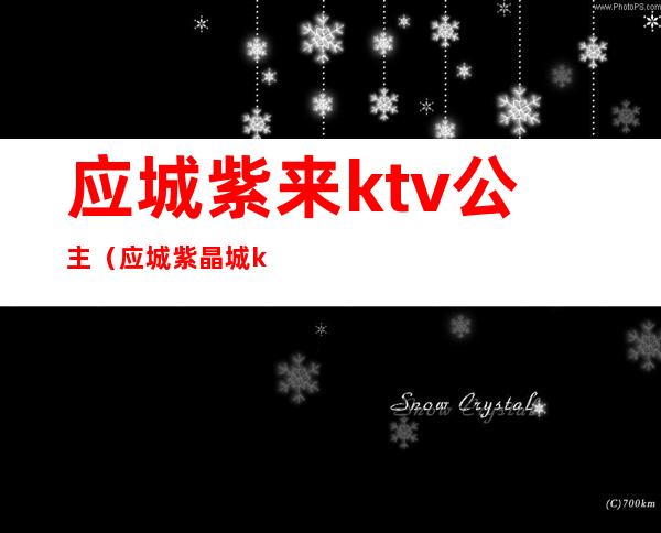 应城紫来ktv公主（应城紫晶城ktv公主）