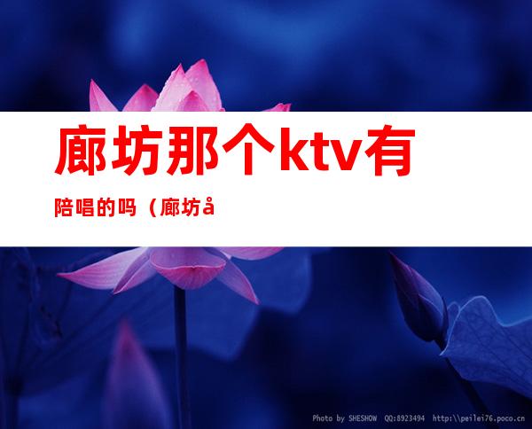 廊坊那个ktv有陪唱的吗（廊坊哪个ktv有陪唱的）