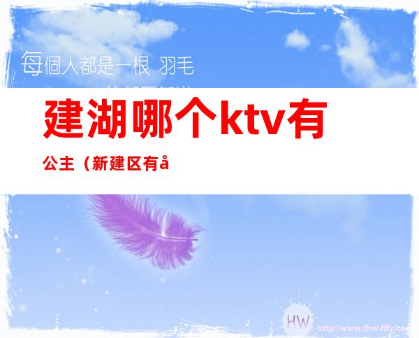 建湖哪个ktv有公主（新建区有公主的KTV）