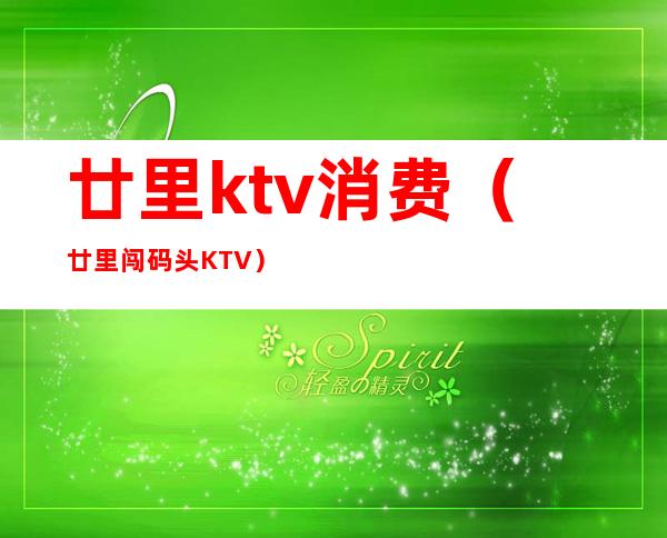 廿里ktv消费（廿里闯码头KTV）