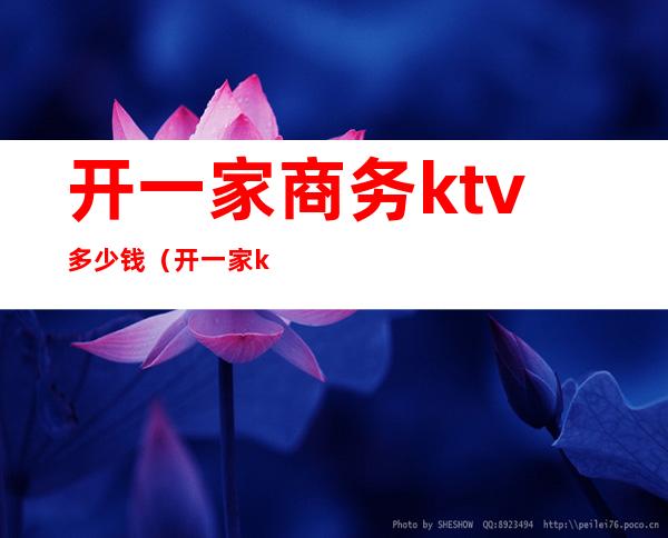 开一家商务ktv多少钱（开一家ktv的价格）