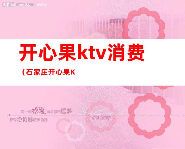 开心果ktv消费（石家庄开心果KTV）