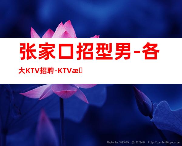 张家口招型男-各大KTV招聘-KTV招聘工资