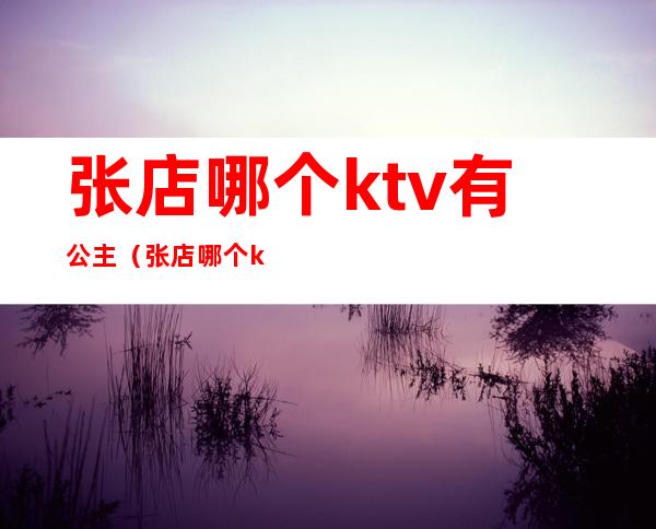 张店哪个ktv有公主（张店哪个ktv有公主服务）