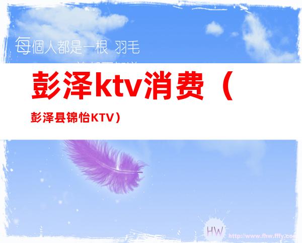 彭泽ktv消费（彭泽县锦怡KTV）