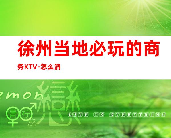 徐州当地必玩的商务KTV-怎么消费 – 徐州邳州商务KTV