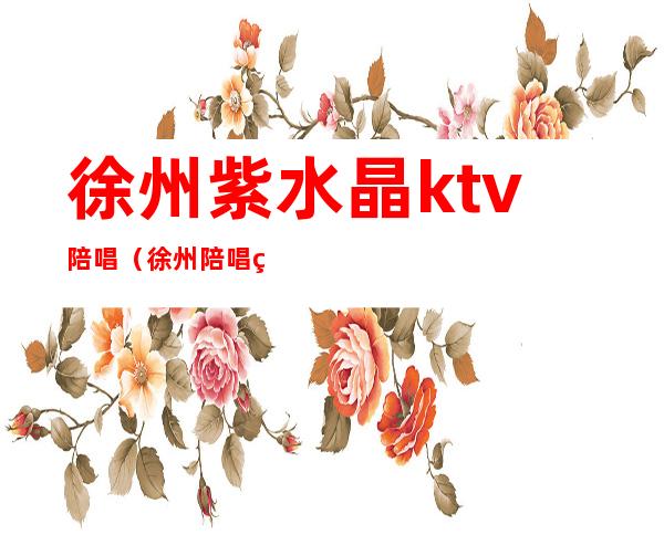 徐州紫水晶ktv陪唱（徐州陪唱的ktv）