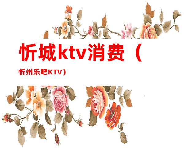 忻城ktv消费（忻州乐吧KTV）