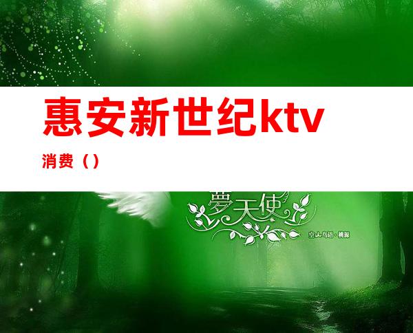 惠安新世纪ktv消费（）