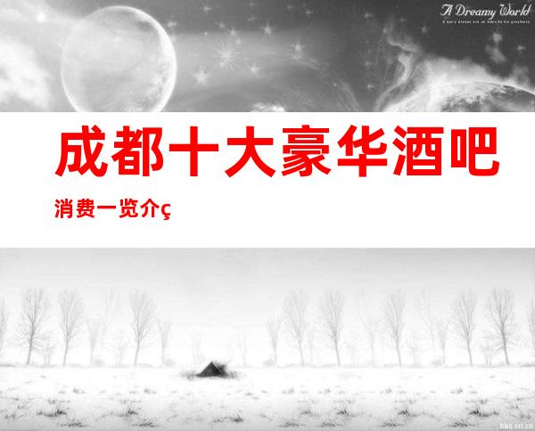 成都十大豪华酒吧消费一览介绍 -消费一次多少?