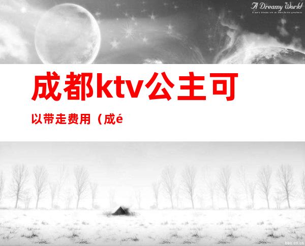 成都ktv公主可以带走费用（成都ktv的公主可以怎么玩）