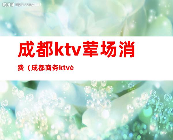 成都ktv荤场消费（成都 商务ktv 荤）