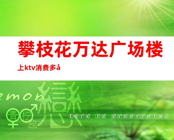 攀枝花万达广场楼上ktv消费多少（攀枝花万达ktv电话号码）