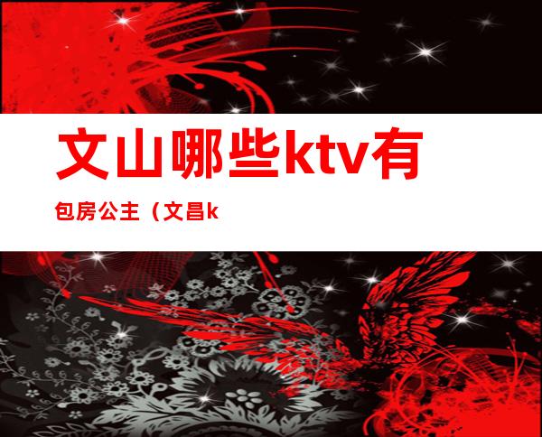 文山哪些ktv有包房公主（文昌ktv公主）