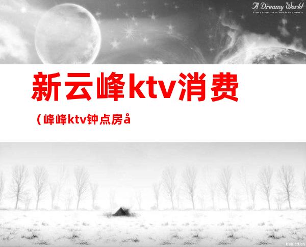 新云峰ktv消费（峰峰ktv钟点房多少钱）