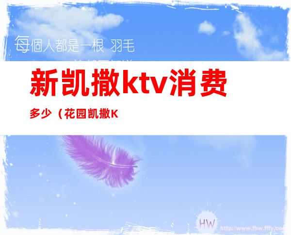 新凯撒ktv消费多少（花园凯撒KTV）