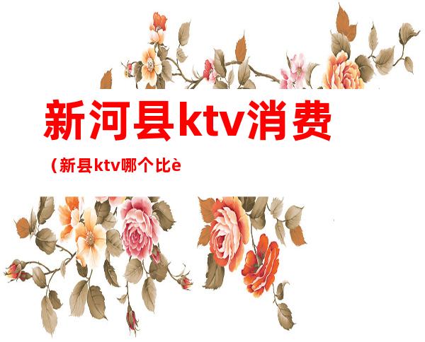 新河县ktv消费（新县ktv哪个比较便宜）