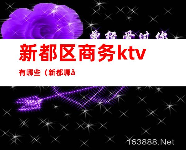 新都区商务ktv有哪些（新都哪儿可以耍商务ktv）