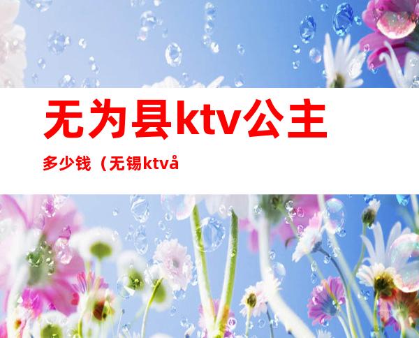 无为县ktv公主多少钱（无锡ktv公主多少钱）