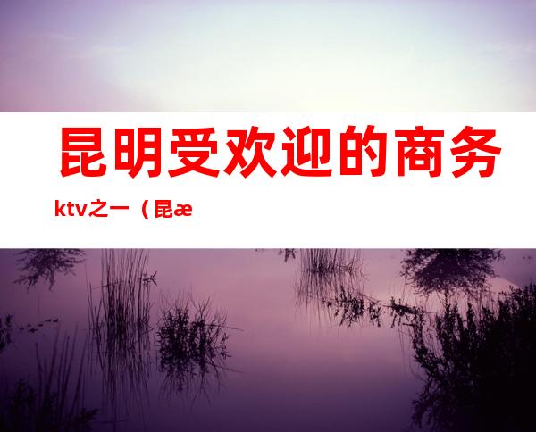 昆明受欢迎的商务ktv之一（昆明有名的ktv）