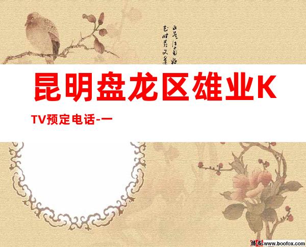 昆明盘龙区雄业KTV预定电话-一文带您了解 – 昆明盘龙商务KTV