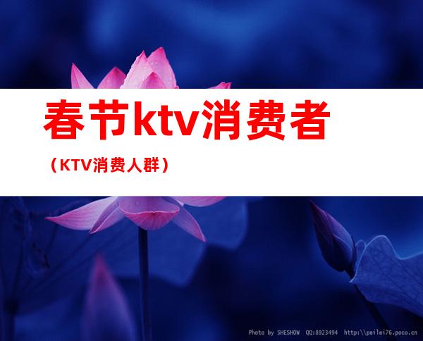 春节ktv消费者（KTV消费人群）