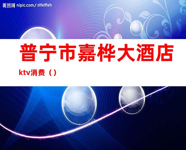 普宁市嘉桦大酒店ktv消费（）