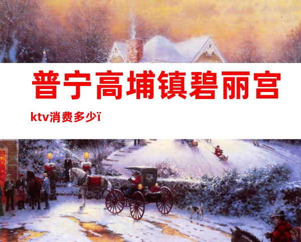 普宁高埔镇碧丽宫ktv消费多少（广东普宁售楼ktv）