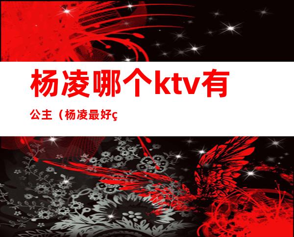 杨凌哪个ktv有公主（杨凌最好的ktv）