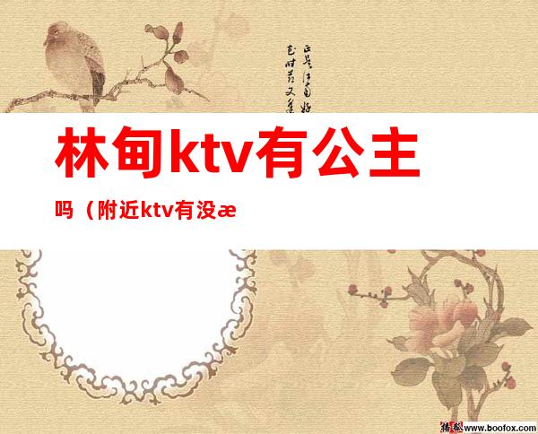 林甸ktv有公主吗（附近ktv有没有公主）