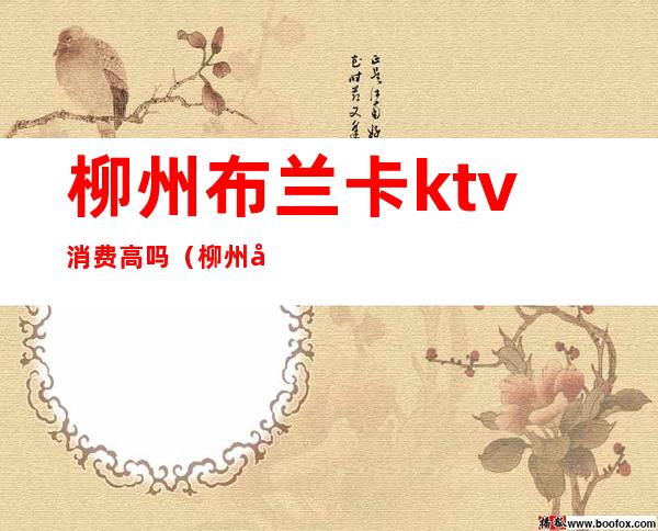 柳州布兰卡ktv消费高吗（柳州布兰卡娱乐会所）