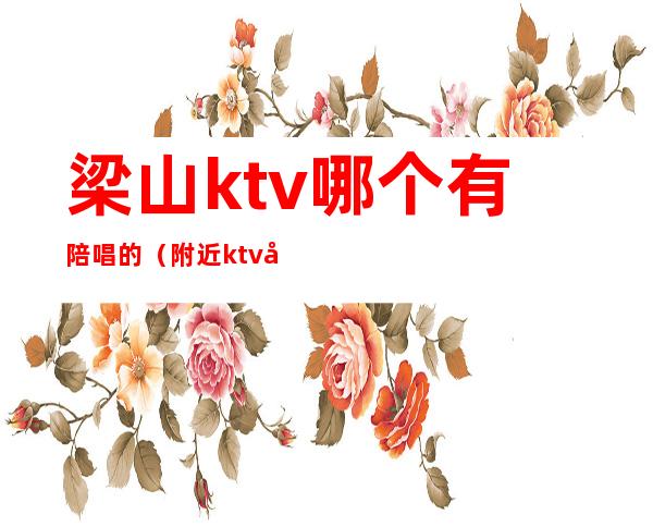 梁山ktv哪个有陪唱的（附近ktv哪家有陪唱的）