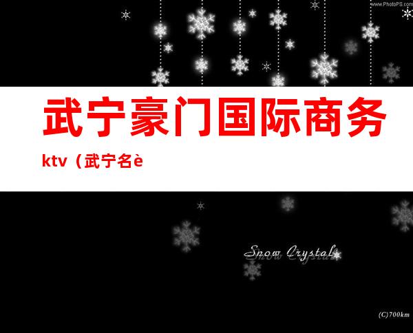 武宁豪门国际商务ktv（武宁名豪酒店）