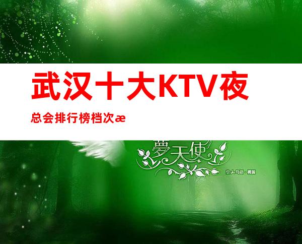 武汉十大KTV夜总会排行榜档次消费及包厢预订情况