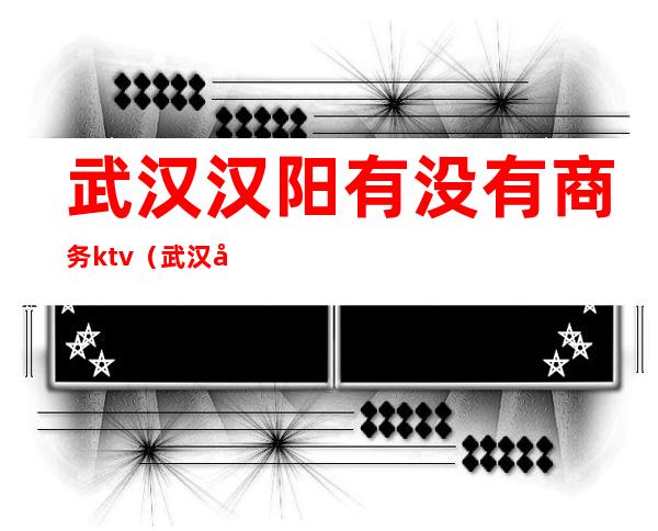 武汉汉阳有没有商务ktv（武汉商务广场）