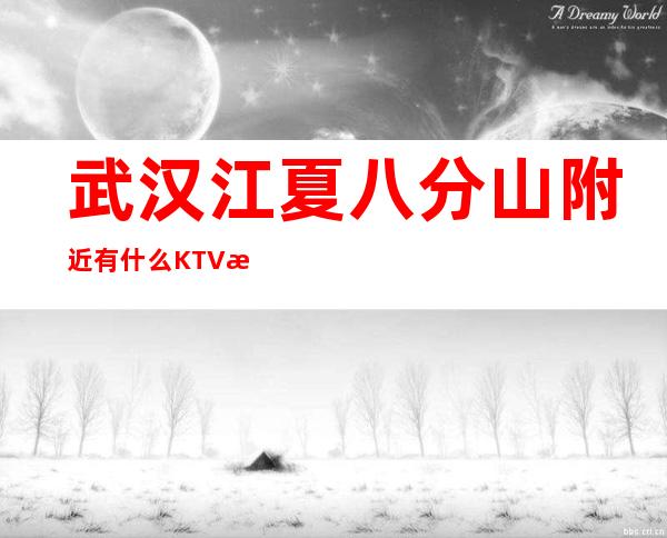 武汉江夏八分山附近有什么KTV推荐 – 武汉江夏江夏周边商务KTV