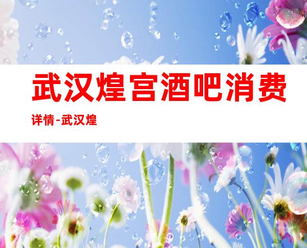 武汉煌宫酒吧消费详情-武汉煌宫酒吧详细攻略