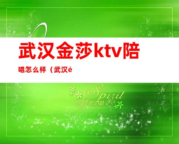 武汉金莎ktv陪唱怎么样（武汉金沙ktv招聘）