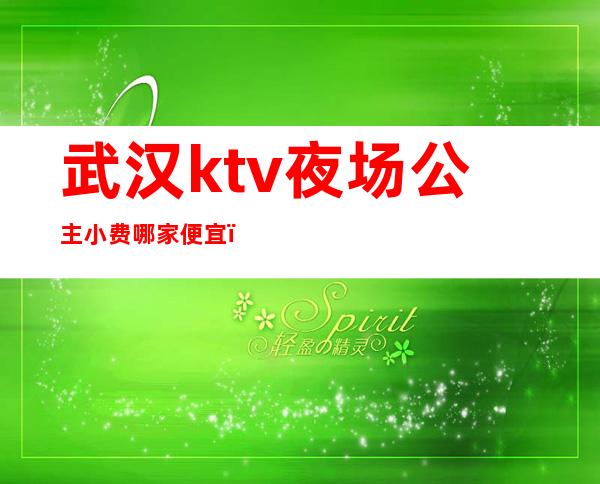 武汉ktv夜场公主小费哪家便宜（武汉夜场公主小费是多少）