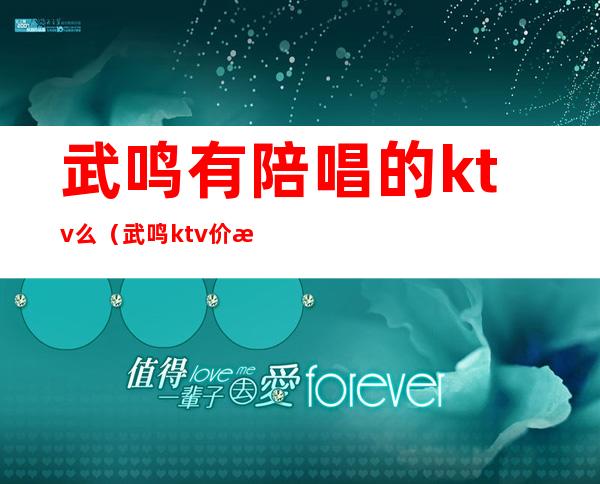 武鸣有陪唱的ktv么（武鸣ktv价格）