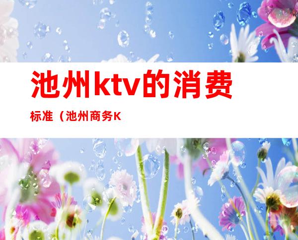 池州ktv的消费标准（池州商务KTV）