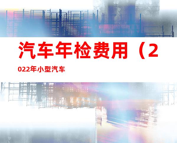 汽车年检费用（2022年小型汽车年检费用）