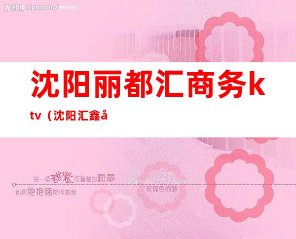 沈阳丽都汇商务ktv（沈阳汇鑫商贸）