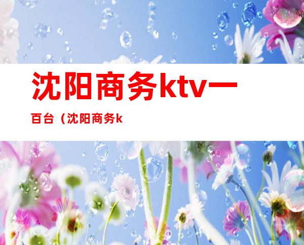 沈阳商务ktv一百台（沈阳商务ktv300台）