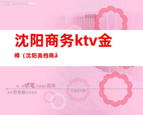 沈阳商务ktv金樽（沈阳高档商务ktv）