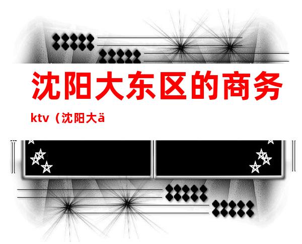 沈阳大东区的商务ktv（沈阳大东区商务局）