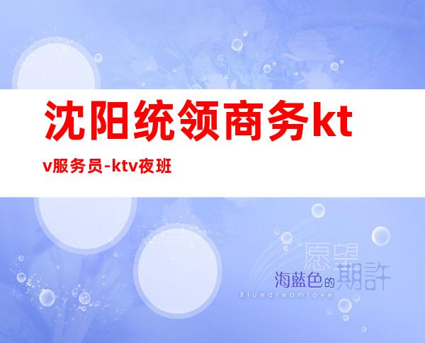 沈阳统领商务ktv服务员-ktv夜班服务员工资多少？