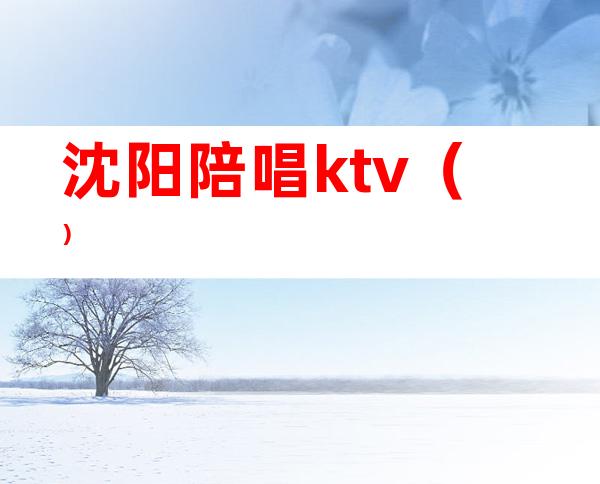 沈阳陪唱ktv（）