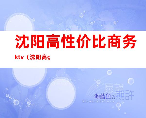 沈阳高性价比商务ktv（沈阳高端商务服务群）